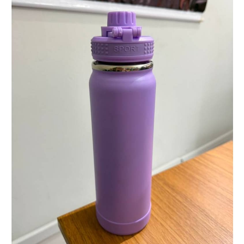 Garrafa Térmica 800ml com Alça Bico e Peneira Personalize com seu Nome
