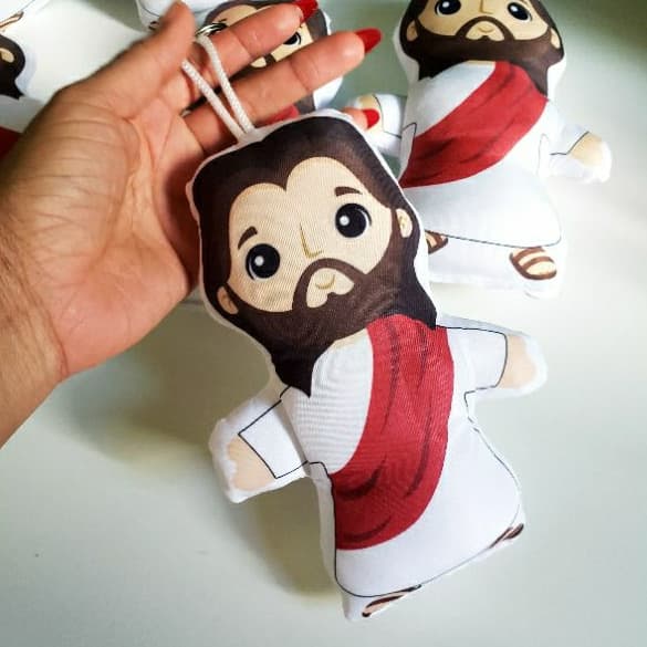 10 mini almofadinha Jesus