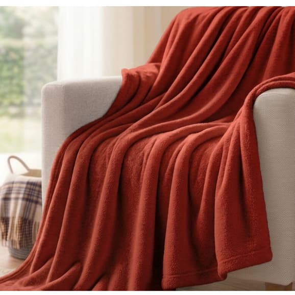 Manta de Microfibra soft de inverno lisa diversas cores 1,80m X 2,50m - Macia e quentinha