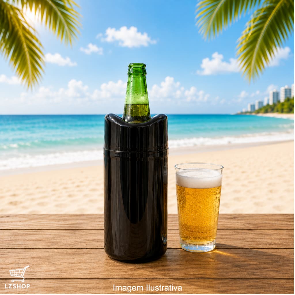 Porta Garrafa 600ml Térmico Camisinha para Cerveja com isopor kit com 3, 6, 9 e 12 Unidades