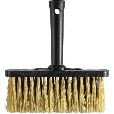 Atlas - Broxa Retangular 18x8cm com Cabo Plástico e Monofilamento Bicolor para Pinturas com Cal, Tintas em Pó e Limpezas