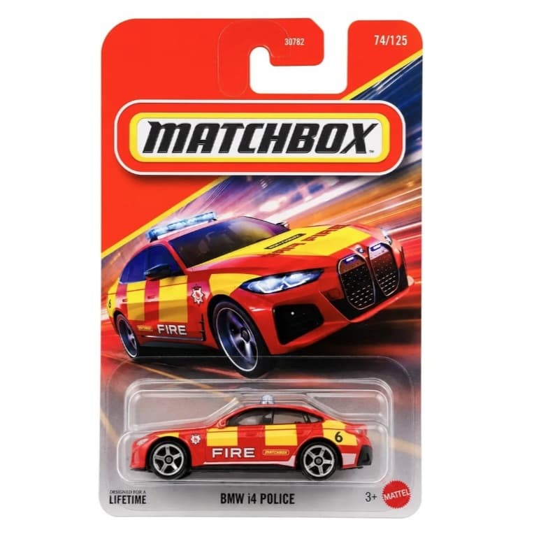 Matchbox Miniaturas Colecionáveis 74/125 BMW i4 Police Ref 30782