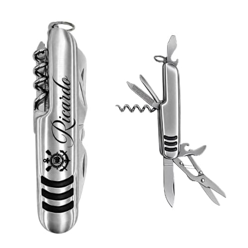 Canivete De Metal Personalizado 7 Funções