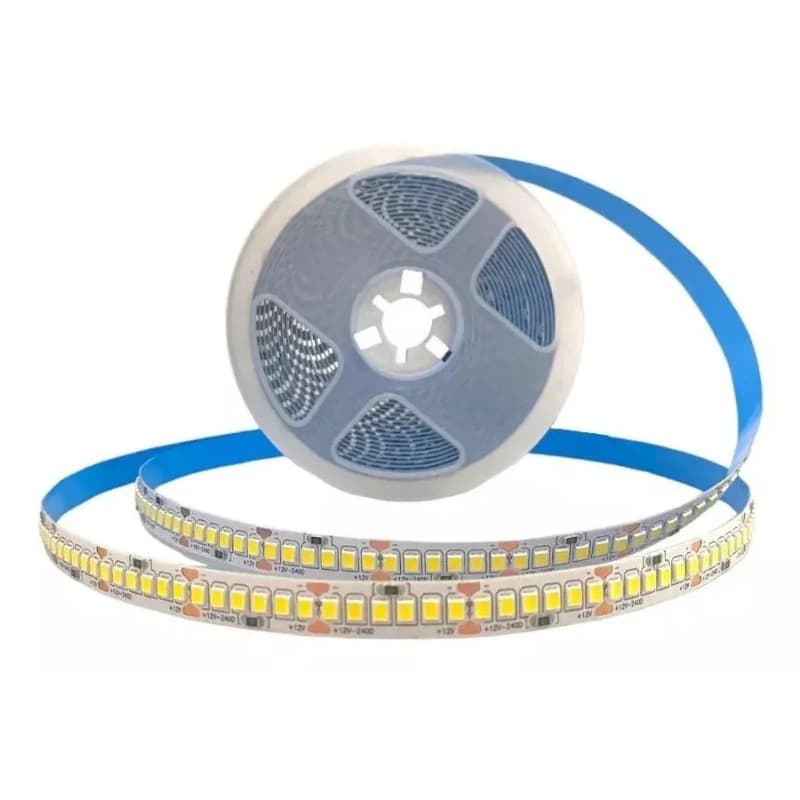 Fita LED 5 Metros 2835 12V IP20 – 240 LEDs/m | 18W/m | 3000K, 4000K ou 6000K
