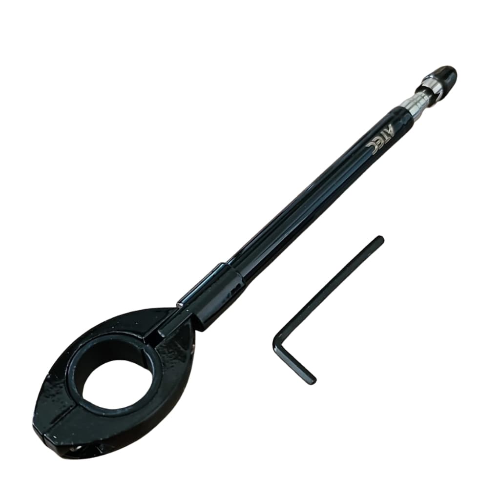 Antena Corta Pipa Retrátil 7 Estágios para Guidão de Moto