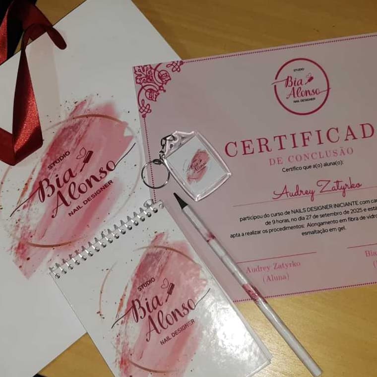 KIT CURSO PERSONALIZADO: Sacola | Bloco A6 | Lápis | Certificado.