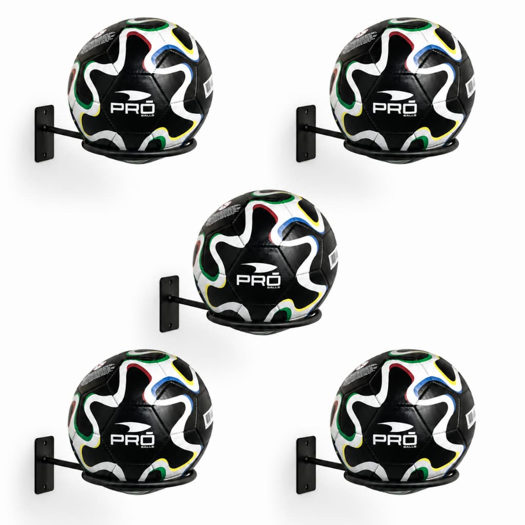 Kit05 Suporte Bola Futebol Basquete Vôlei + Parafusos e Buchas Aço Reforçado