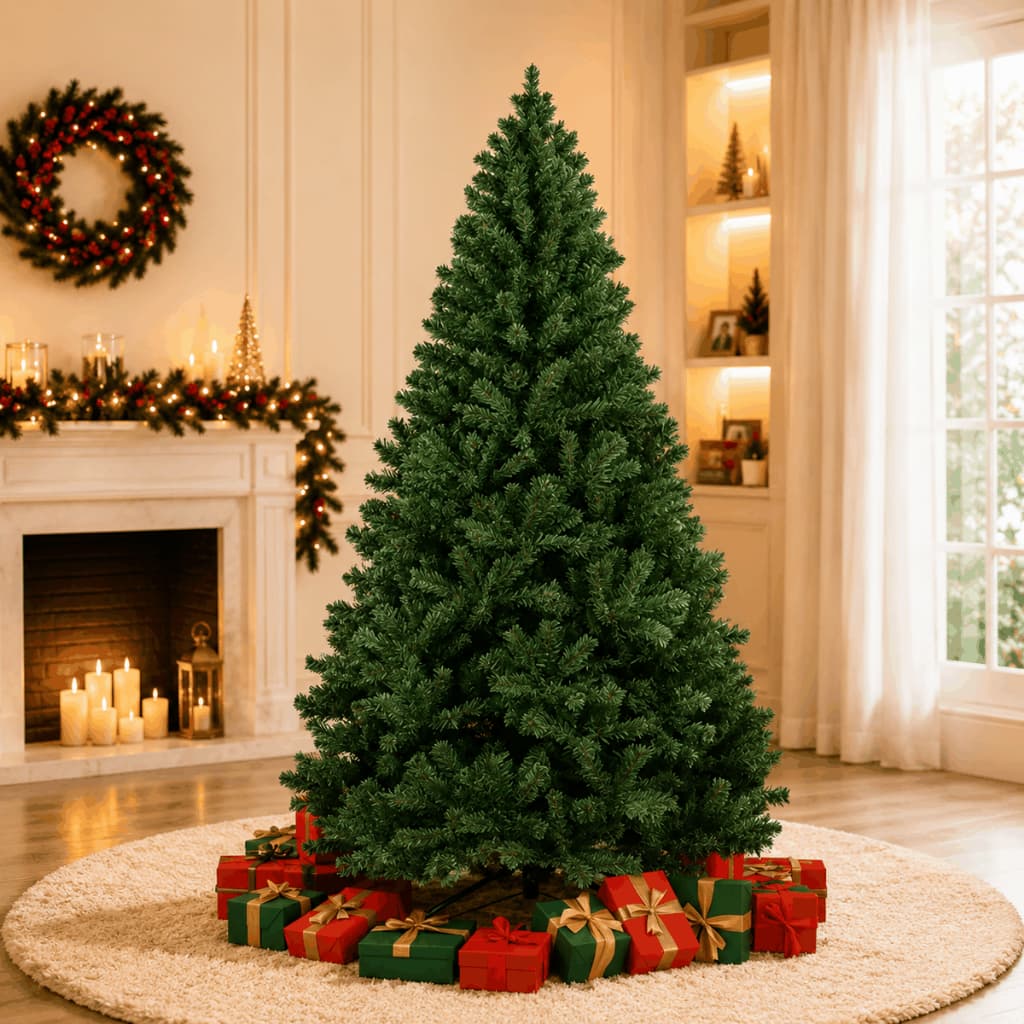 Arvore De Natal 2,10m 1100Galhos Premium Luxo Cheia Verde