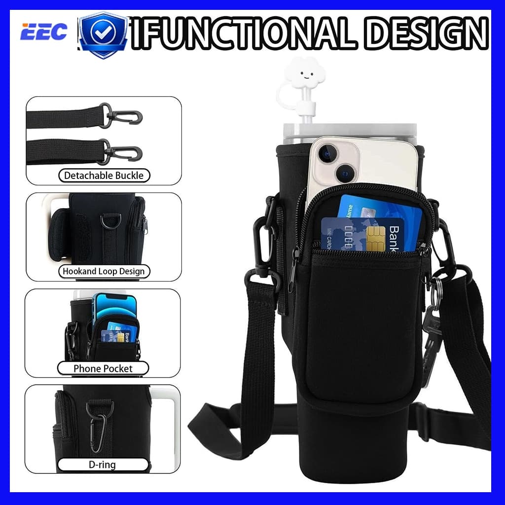 Gym Bag, Magnetic Gym Bag, Portable Fitness Water Bottle Bag Magnetic Gym Bag Water Bottle Holder