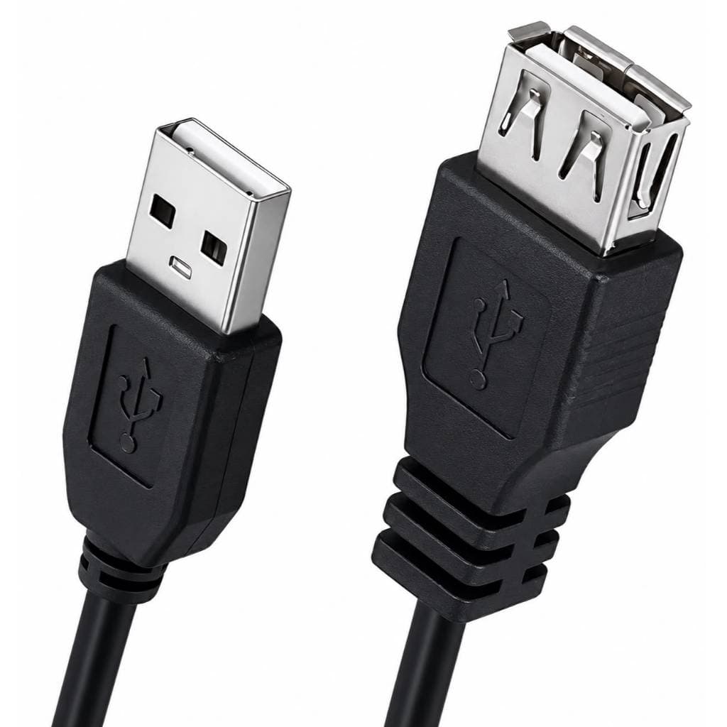 Cabo Extensor USB A 2.0 Macho Fêmea 1.2M Extensão