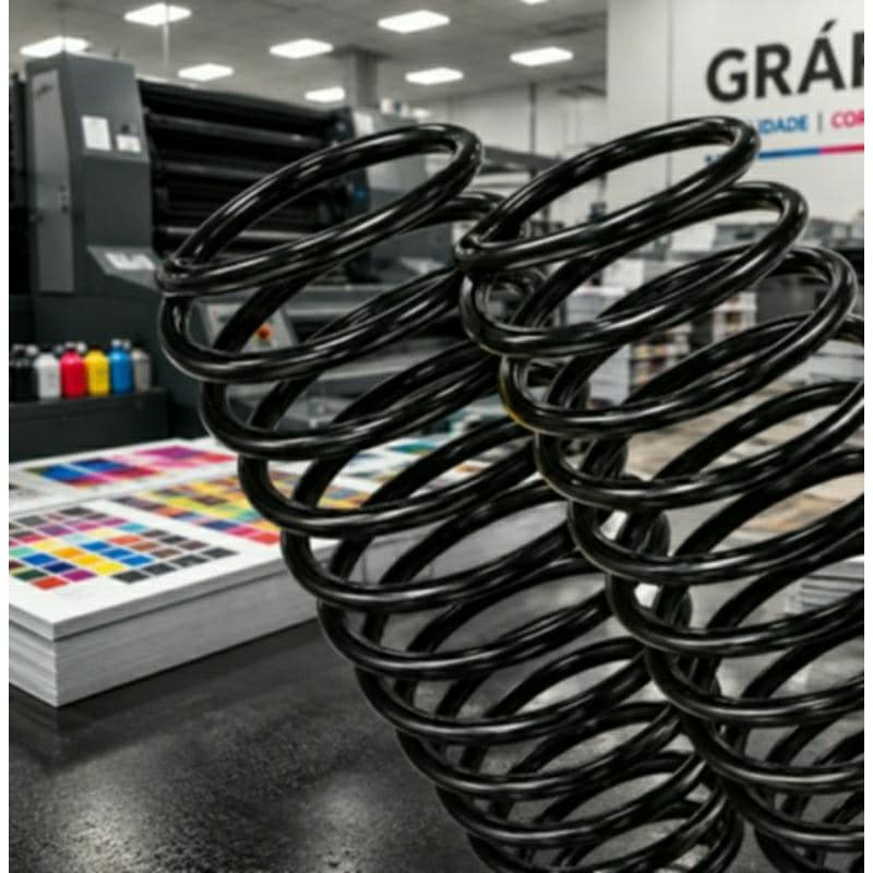 Espiral para Encadernação 07mm Preto com 100un
