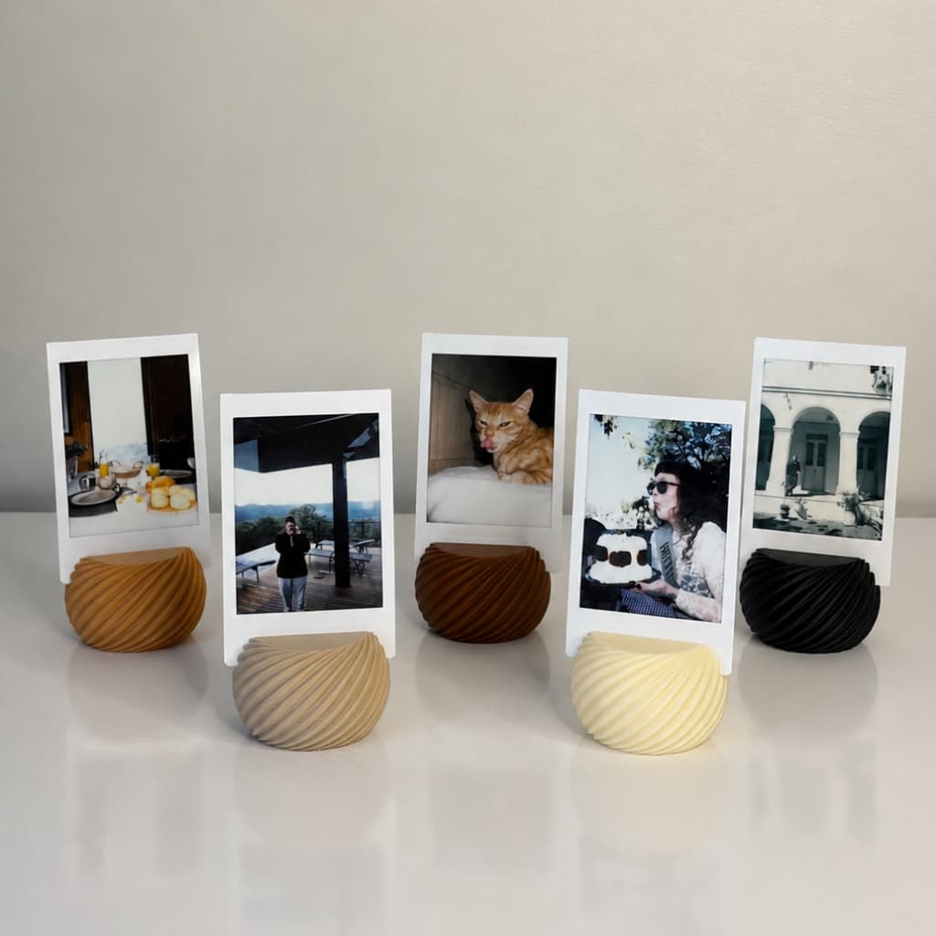 Suporte para Foto Redondo | Porta Foto | Porta Retrato | Instax e Polaroid