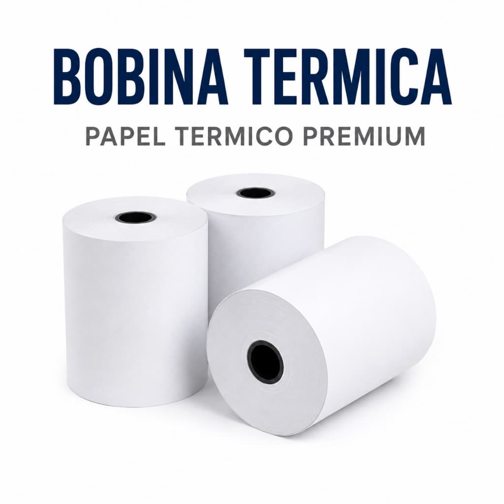 “Bobina Térmica 57x15 57x30 57x80 80x40 para Maquininha Relógio de Ponto Cupom Fiscal”