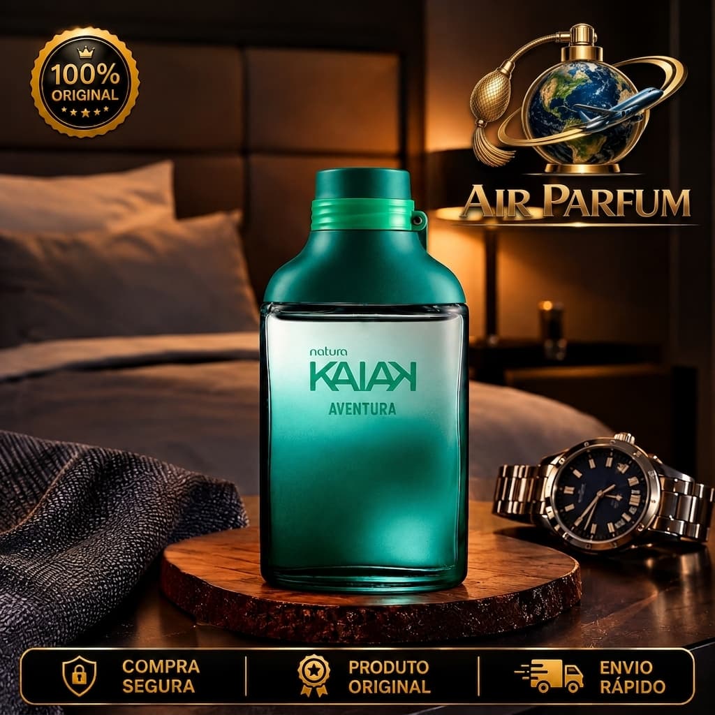 Perfume Kaiak Aventura Masculino Natura 100ml Colônia Deo Fragrância Original Lacrado Presente