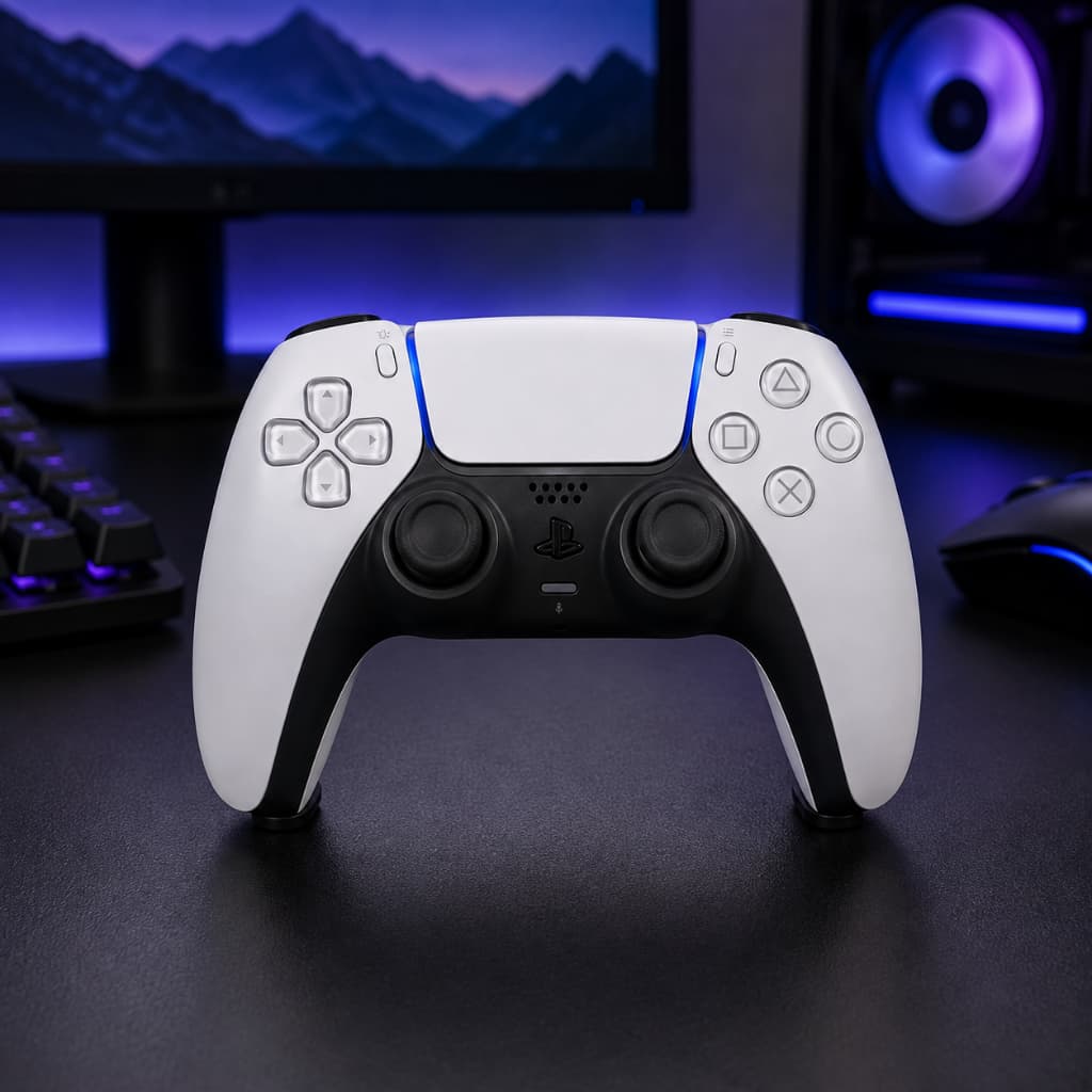 Suporte Para Controle PS5 DualSense Invisível Minimalista de Mesa Gamer