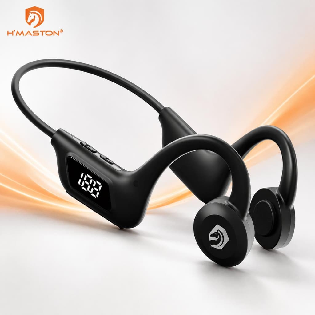 H'MASTON F921 Fone Condução Óssea Fone Para Corrida Fone De Ouvido Para Corrida Fone De Ouvido Esportivo Fone Bluetooth