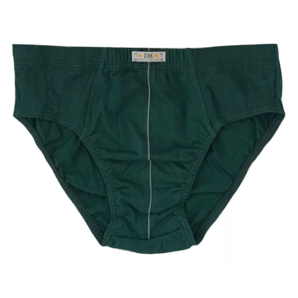 Kit 6 Cuecas Slip Algodão Adulto Masculino Cueca Básica Tradicional Plus Size Dom Marco