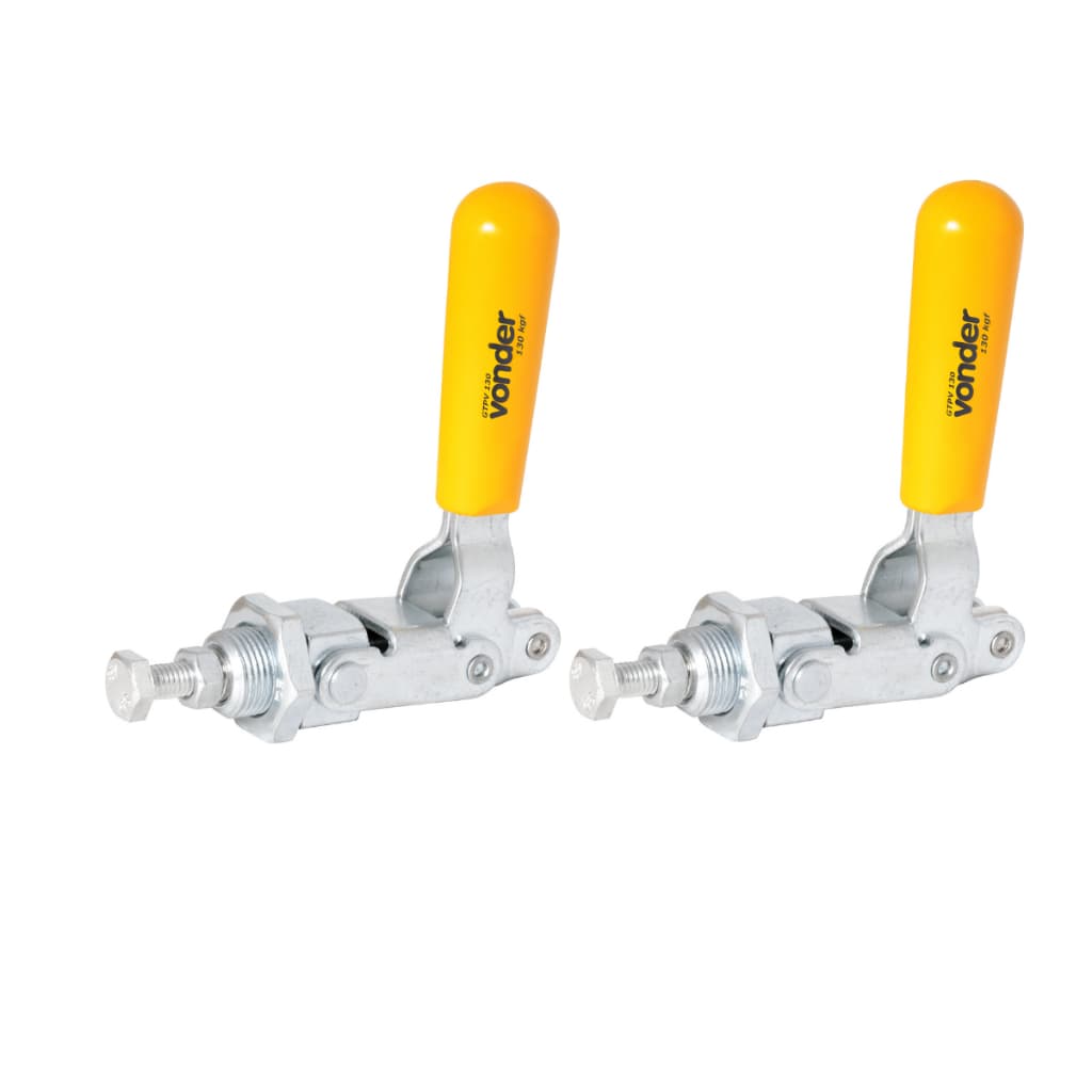 Kit 2 Grampos De Aperto Rápido Tipo Torpedo, Gtpv 130 Vonder