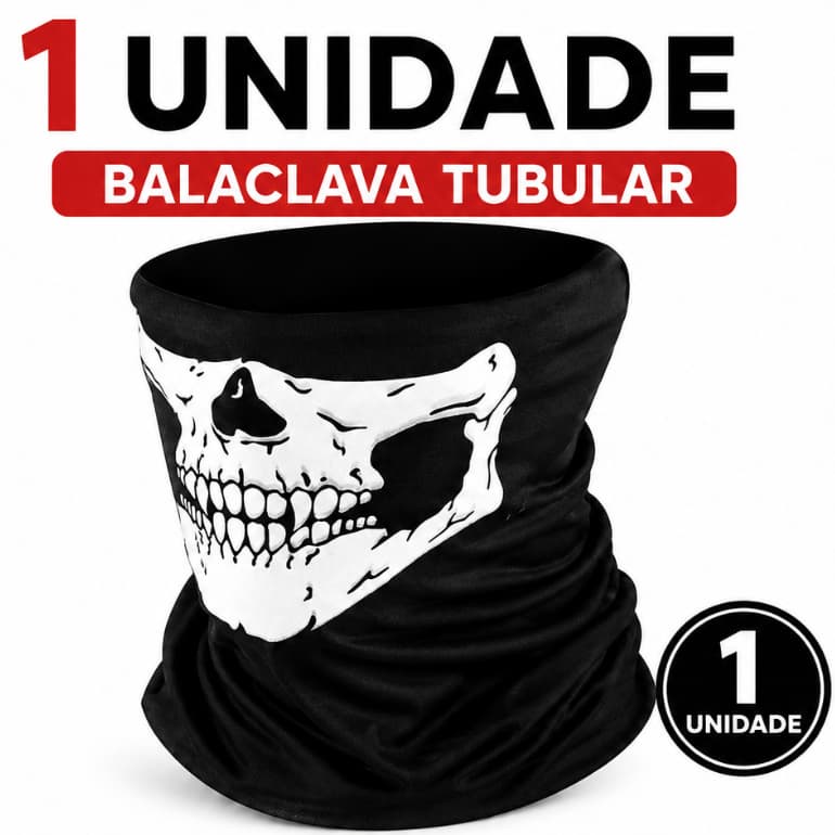 Balaclava Tubular Bandana para Moto Ciclismo Esportes e Pescoço
