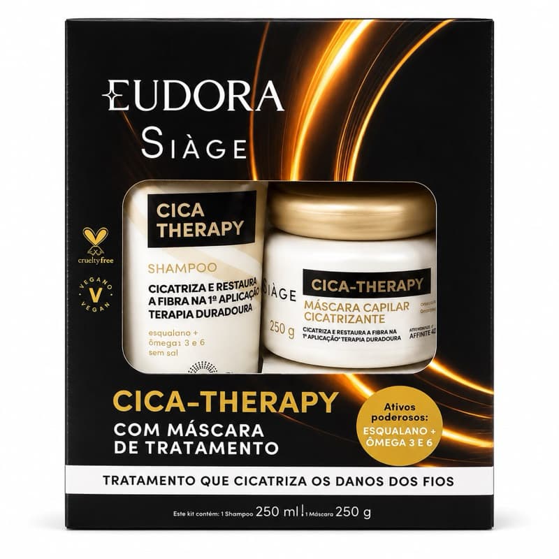 Kit Eudora Siàge – Tratamento Completo para os Cabelos 💖✨
