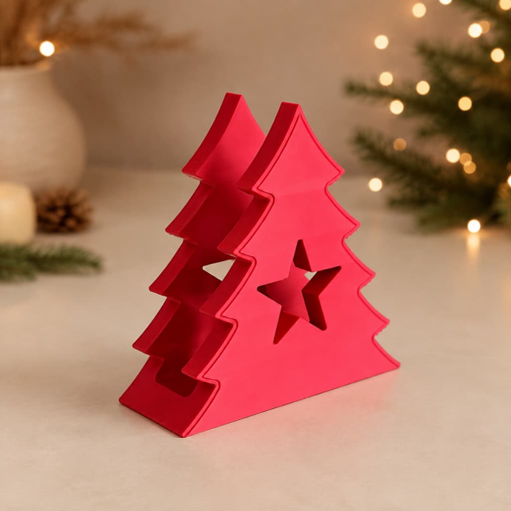 Porta Guardanapos Árvore De Natal | Decoração Mesa Posta | Enfeites de Natal