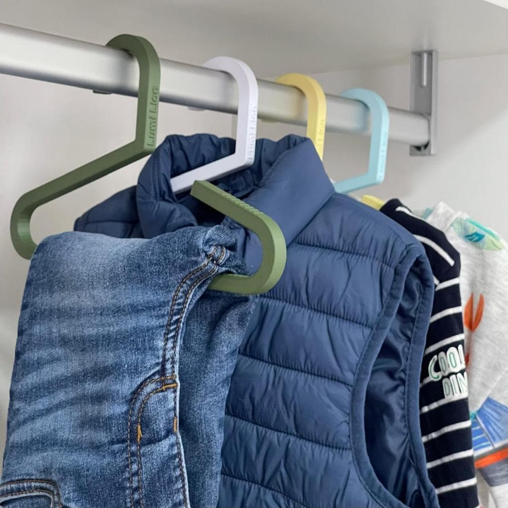 Cabide Infantil Lumi | Kit de Cabides Premium para Bebê e Criança