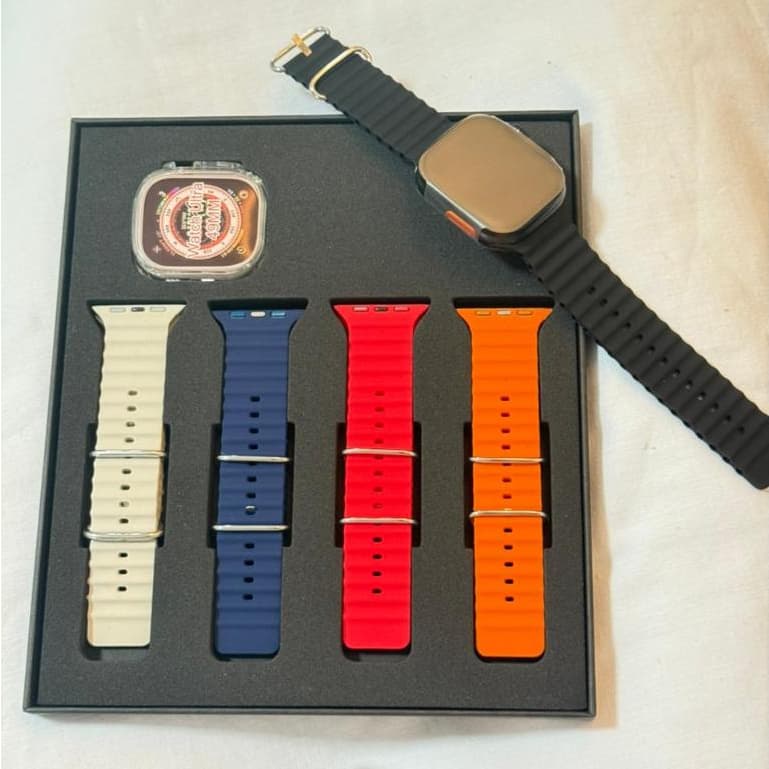 Smart watch W66 pro max + 5 pulseiras Diversidade de Cores