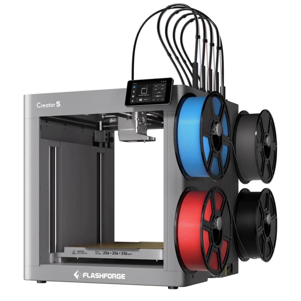 Impressora 3D Flashforge Creator 5 Multicolorida 4 bicos