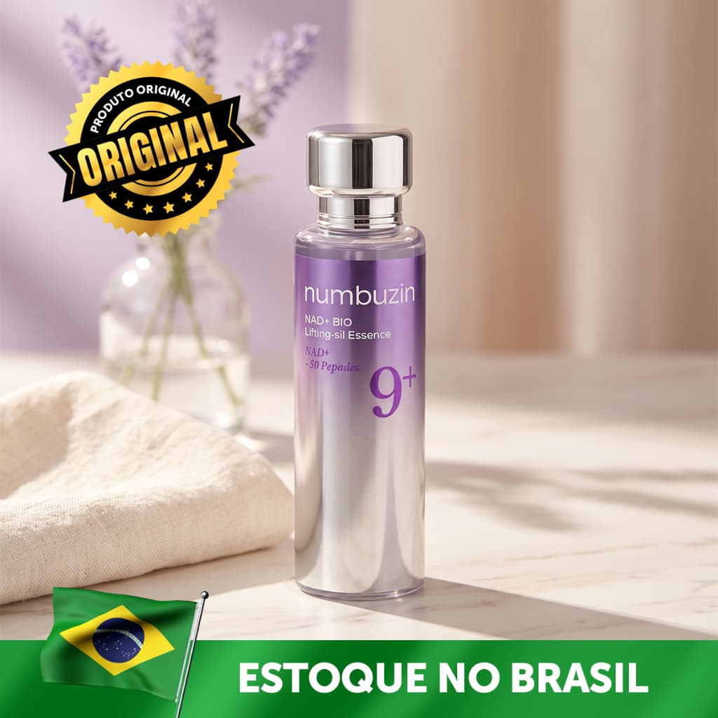 Numbuzin No.9 NAD+ Bio Lifting-Sil Essence 50ml Sérum Facial Coreano Anti-idade Firmador Lifting K-Beauty