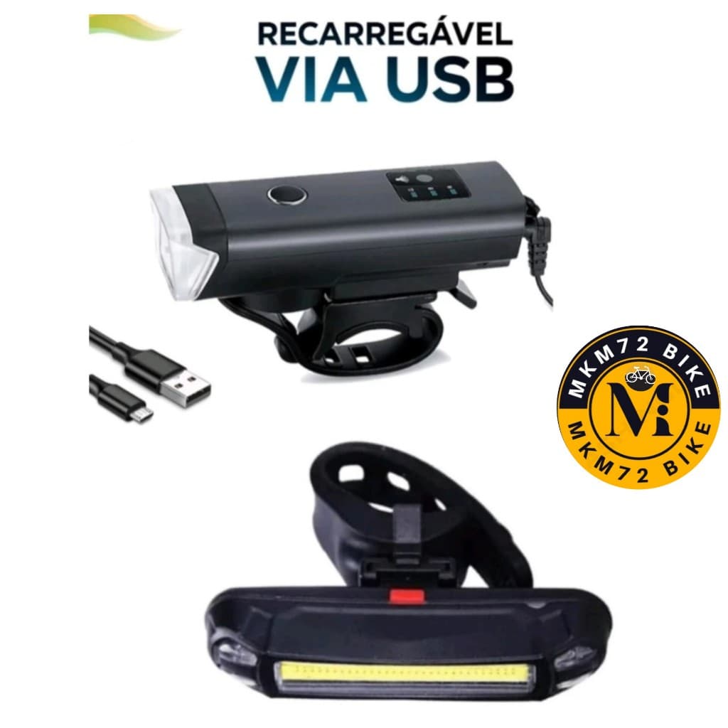 Lanterna Bike Sinalizador Traseiro para bicicleta em  Led bicolor 5 Modos