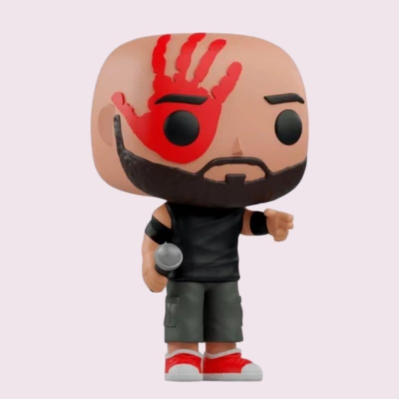 Boneco Personalizado Ivan Moody Five Finger Death Punch Frontman Colecionável Rock Geek Nerd