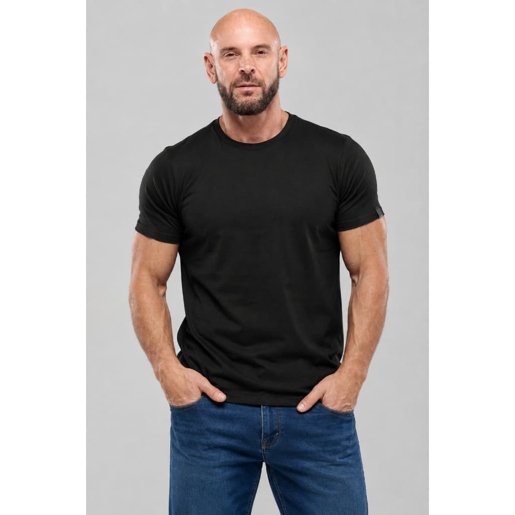 Camiseta masculina Básica lisa 100 % Algodão Premium