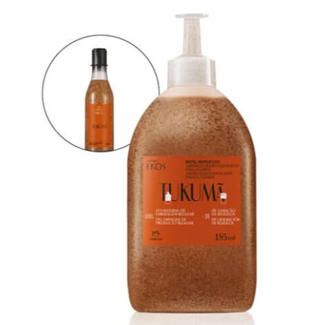 Refil Sabonete Líquido Esfoliante Corporal Ekos Tukumã 185 ml