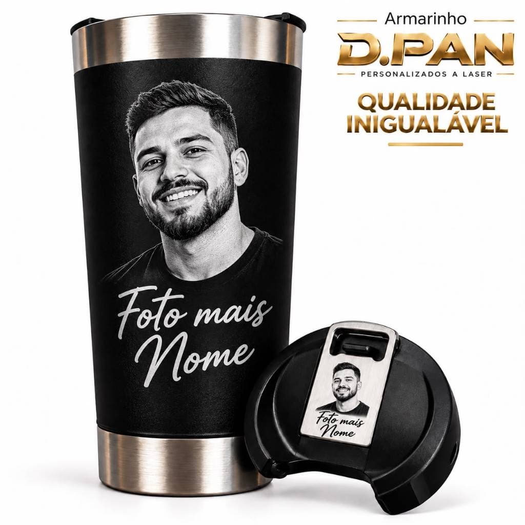 Copo Térmico Personalizado Sua Foto, Arte, Logo ou Nome