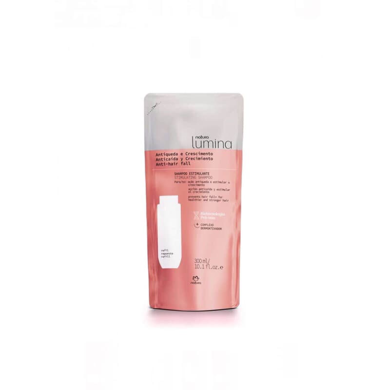 Refil Shampoo Natura Lumina Antiqueda e Crescimento 300ml Original