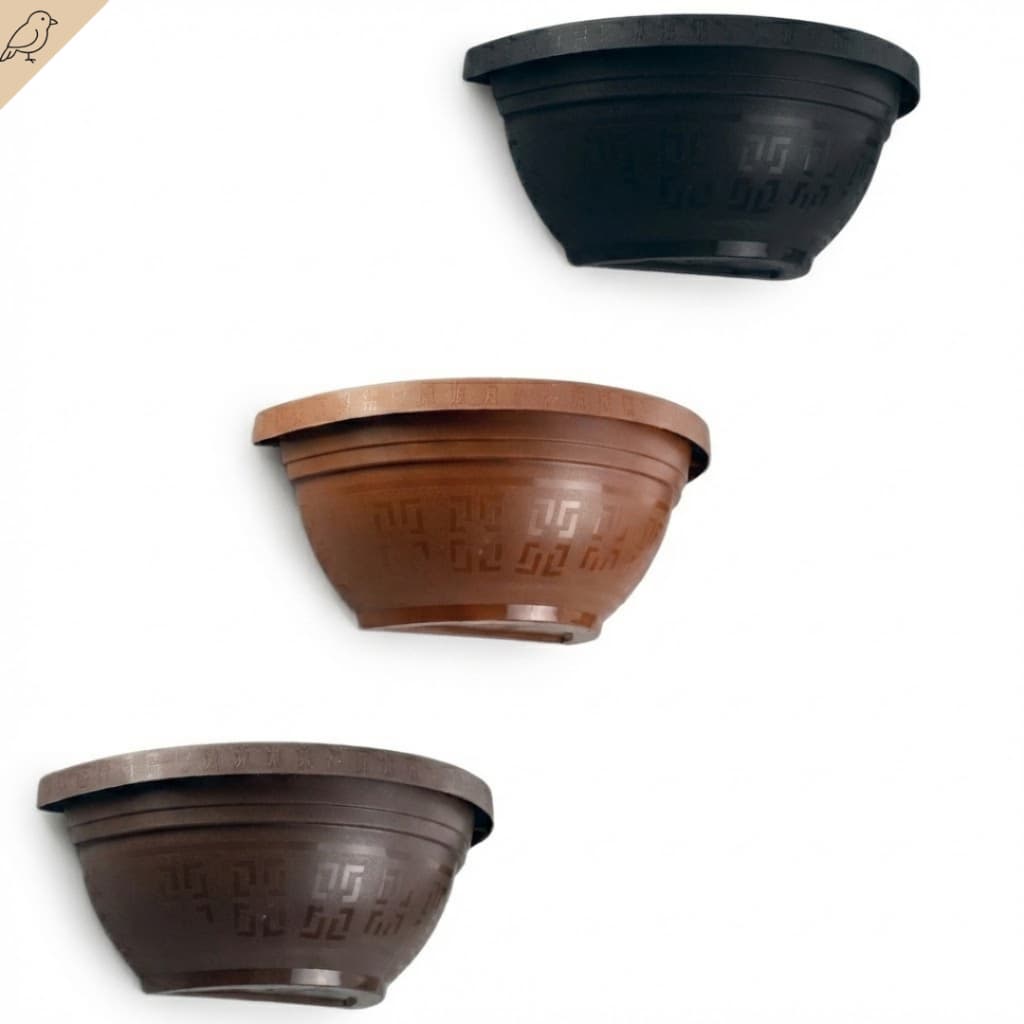 Kit 4 Vasos De Parede 2,5 Litros Durabilidade Alta Design Charmoso Para Ambientes Internos