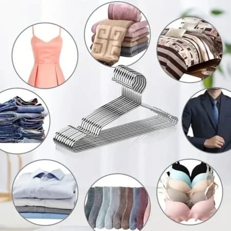 Cabide de Metal para Roupa Reforçado | Cabide para Vestido de Festa e Vestido Longo Feminino