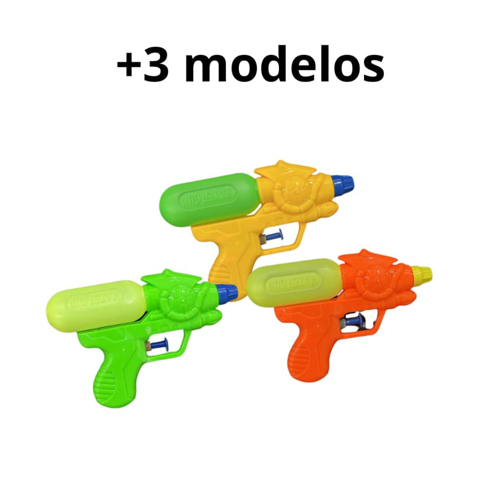 Pistola de Água Infantil Brinquedo Lança Água Piscina Praia Quintal Reservatório Grande +3 Anos Diversão Refrescante