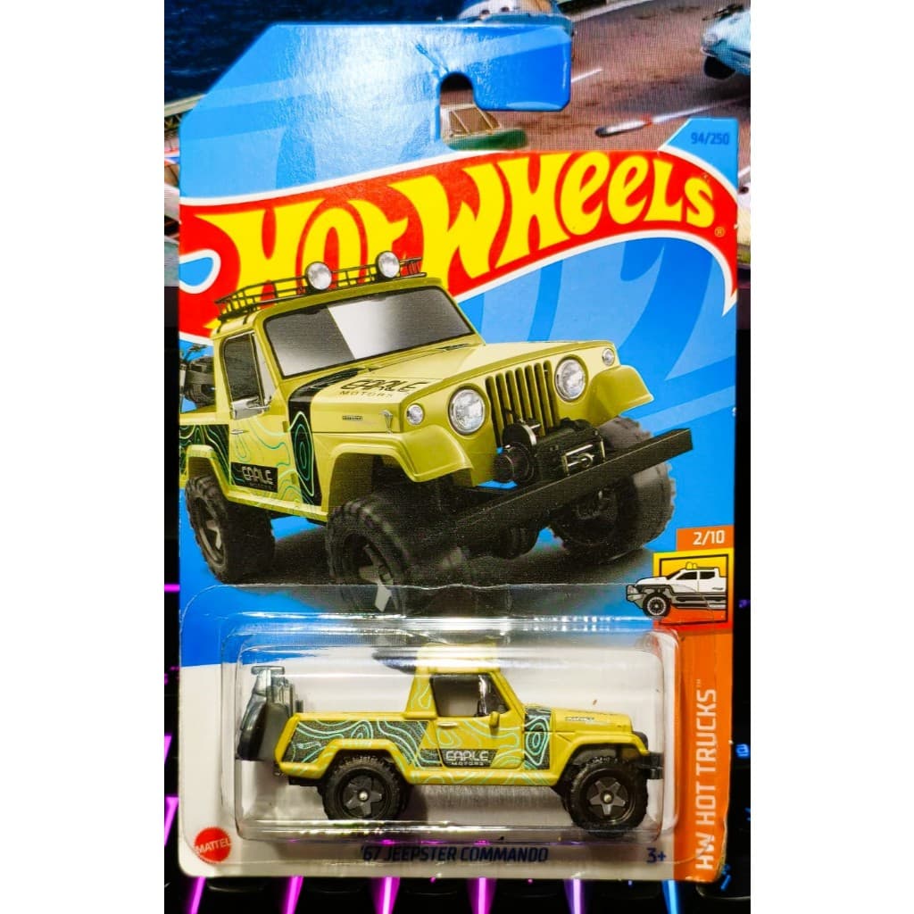 Hot Wheels HW Hot Trucks 2024 '67 Jeepster Commando Amarelo N094 Lacrado