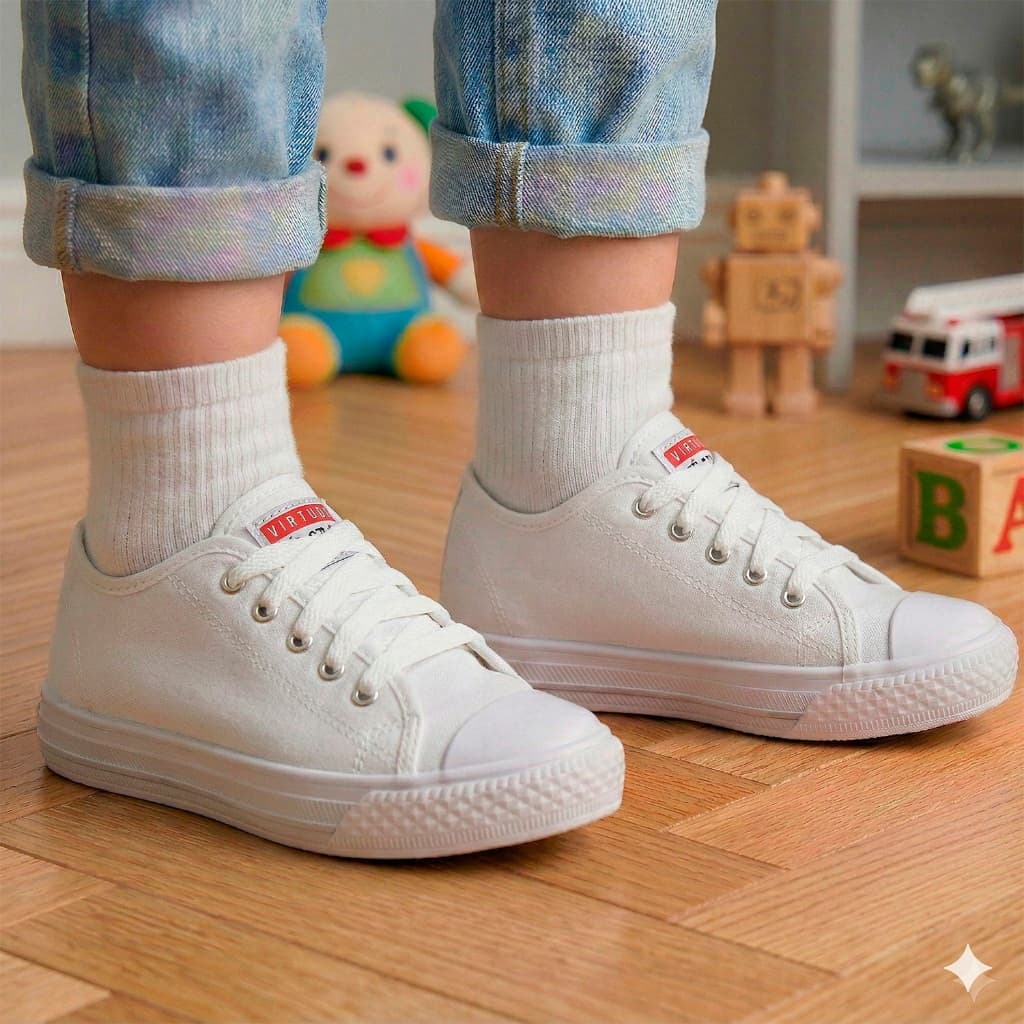 Tênis Infantil Star Feminino e Masculino Menino e Menina Casual Escolar Macio Confortável Promoção