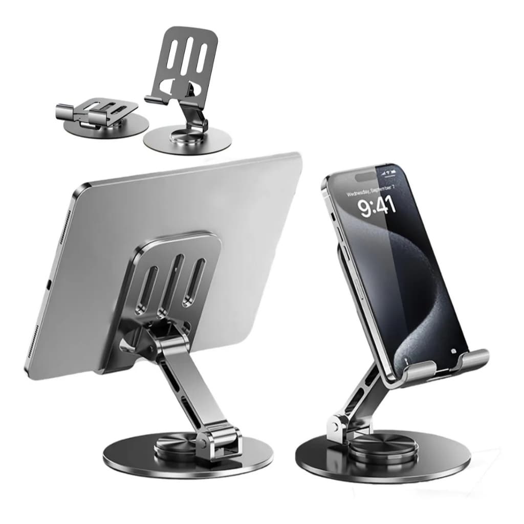 Suporte De Mesa Para Celular tablet Portátil Rotação 360° Dobrável