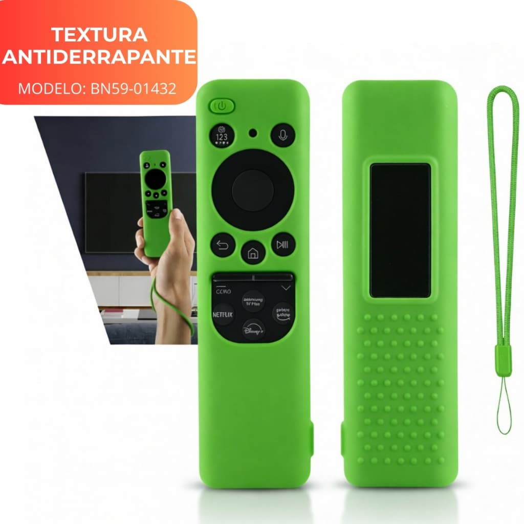 Kit 5 Capinhas Silicone Controle Samsung Smart TV 4K Televisão BN59-01432 Cu7700