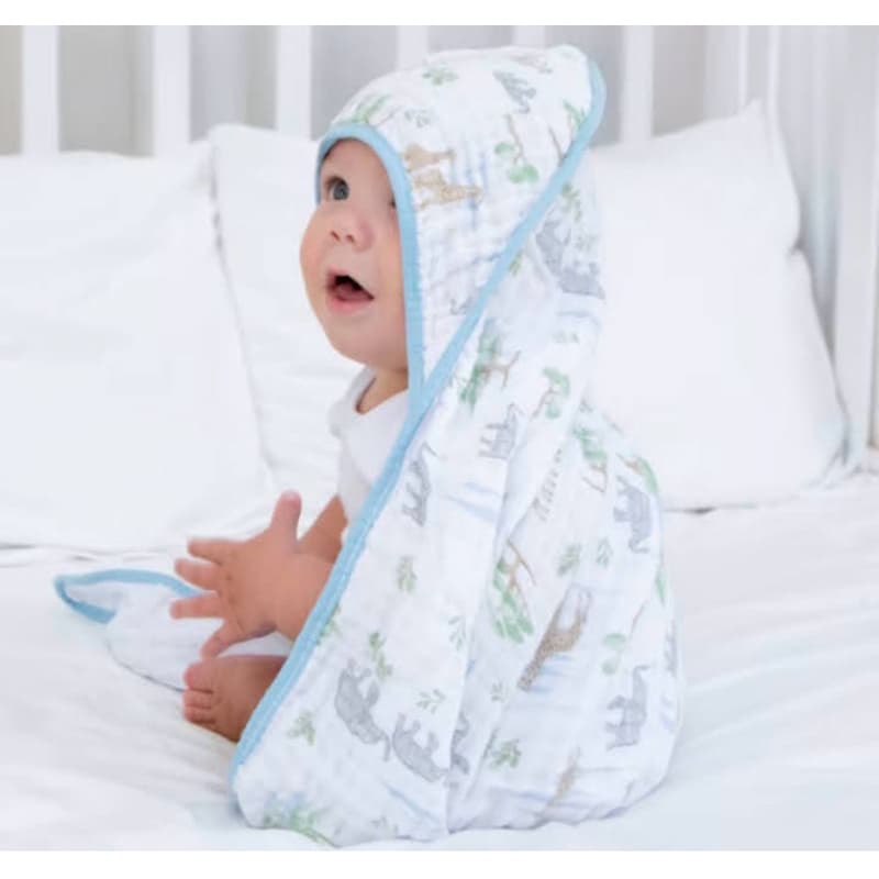 Toalha de banho fralda Soft com capuz para bebê Papi Karinho