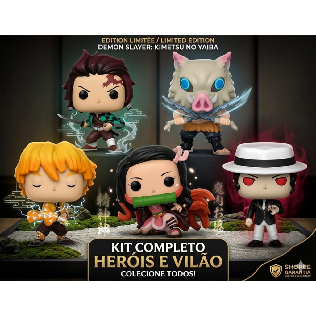 Boneco Colecionável Demon Slayer SEM CAIXA Personalizada