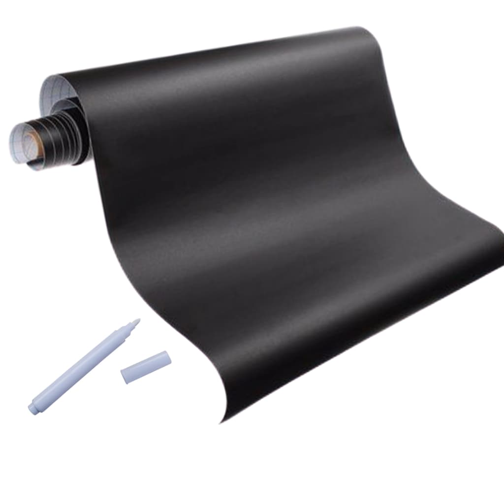 Adesivo Preto Fosco Lousa Quadro Negro com Caneta Giz Liquido