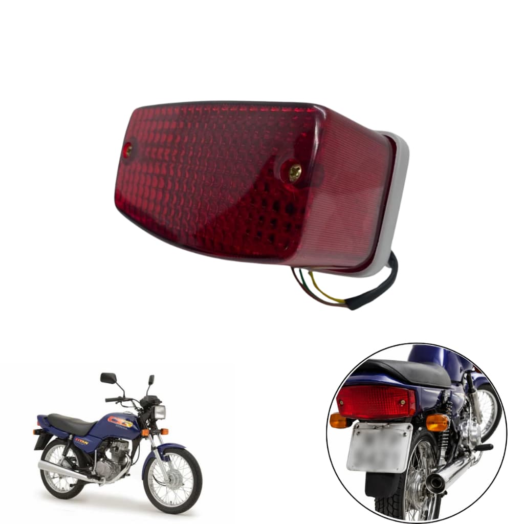 Lanterna CG Titan Today 125 Até 99 CB500 Cbx200 Completa Alta Qualidade