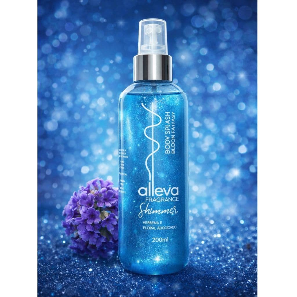 Body Splash Shimmer Bloom Fantasy Alleva Fragrance