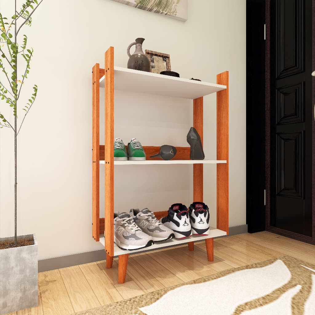 Sapateira Multiuso Organizadora de Calçados Compacta Prática e Ideal para Quartos Closets Lavanderia