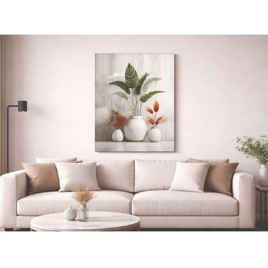 Quadro Decorativo Plantas Decorativas Minimalista Hall Sala Quarto Casa Decoração De Parede Adesivo