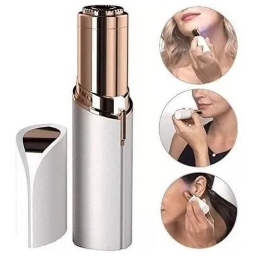 Depilador Elétrico Batom Indolor Portátil Facial Touch Removedor de Pêlos Indesejados Recarregável